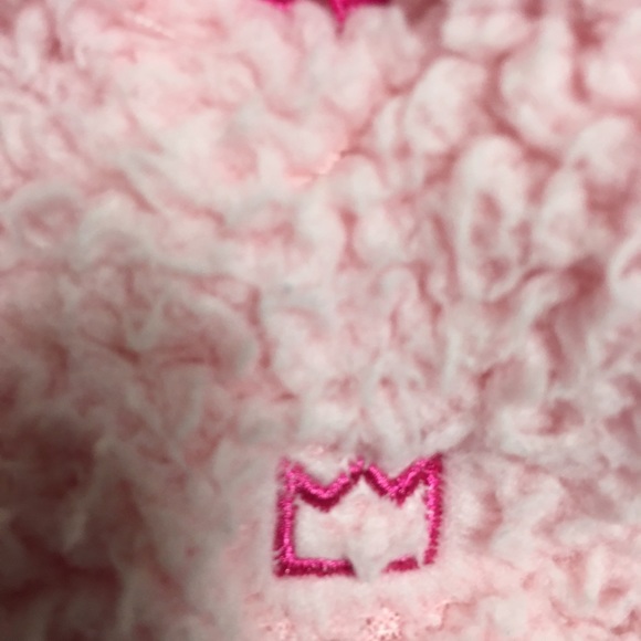 Crown & Ivy Half Zip Pink Sherpa Pullover size S - Picture 9 of 14